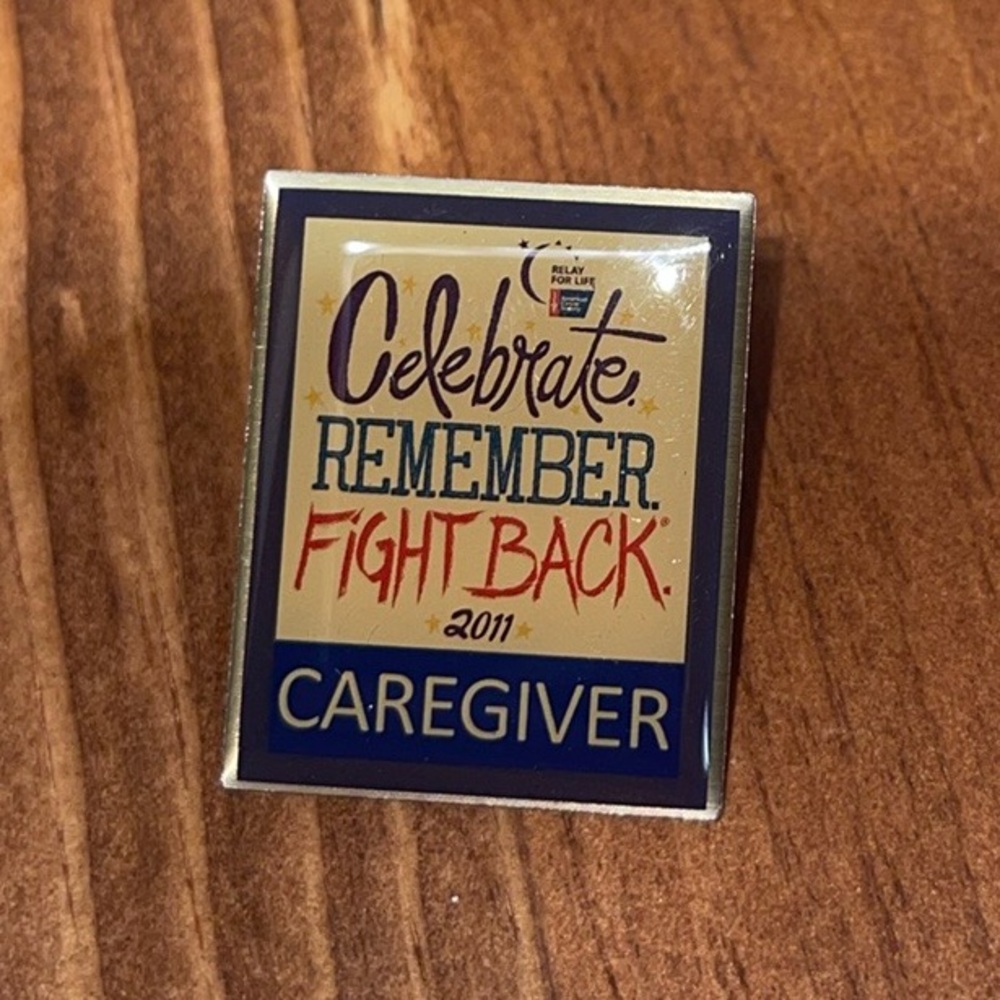 American Cancer Society Relay 2011 Celebrate Remember Fight Back Survivor Pin